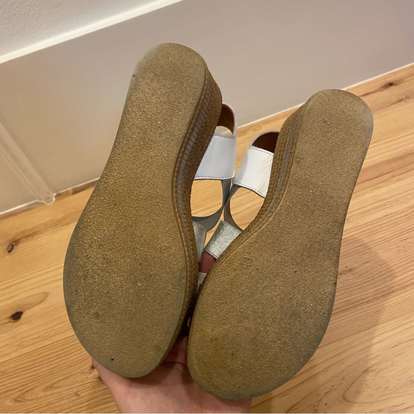 Cordani white & silver wedge sandal - Picture 3 of 3